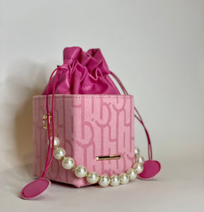 Pink Pearl Box Bag